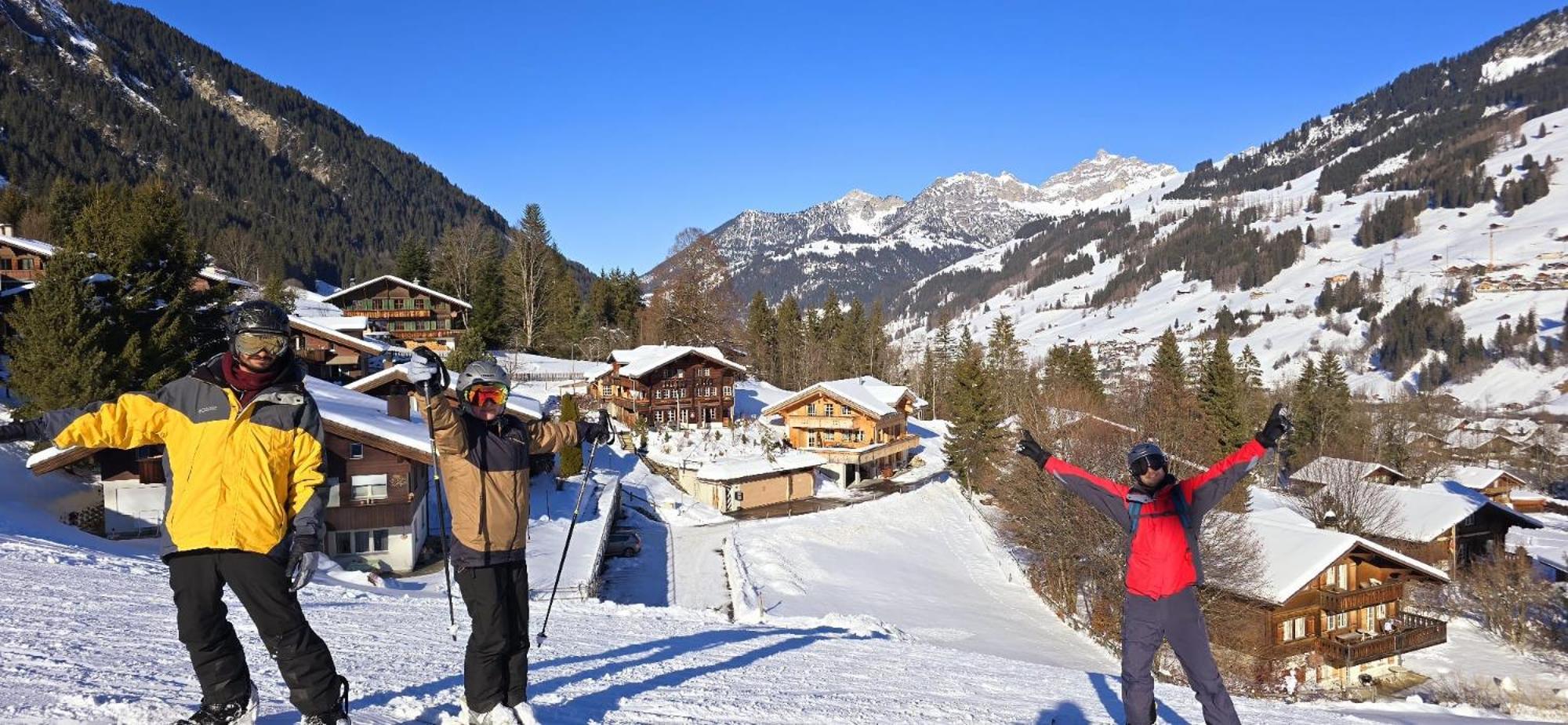 Large Deluxe Studio For 2 - Chalet Lovo Lenk Esterno foto