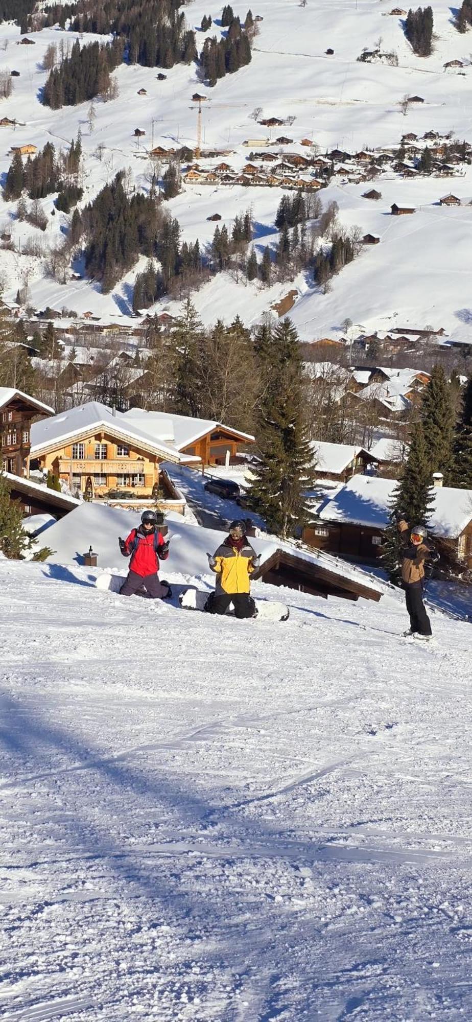 Large Deluxe Studio For 2 - Chalet Lovo Lenk Esterno foto